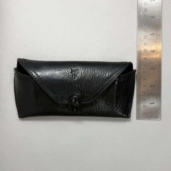FRYE Black Leather Sunglass Case - Picture 6 of 7
